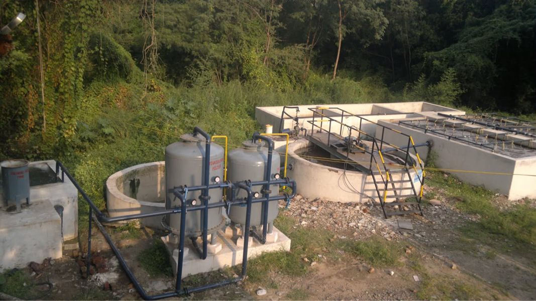 Commercial and institutional sites water treatment